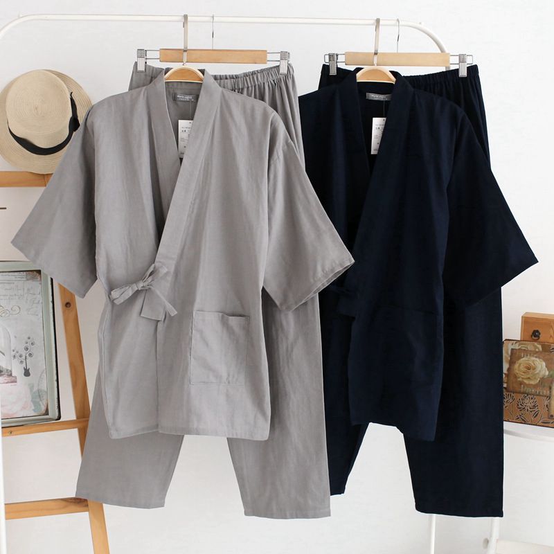 Men'S Kimono Accessories - Đồng Màu Thu Đông Nỉ Mặc