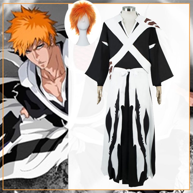 Anime Bleach Kurosaki Ichigo C - đánh giá và giá Men'S Kimono Accessories