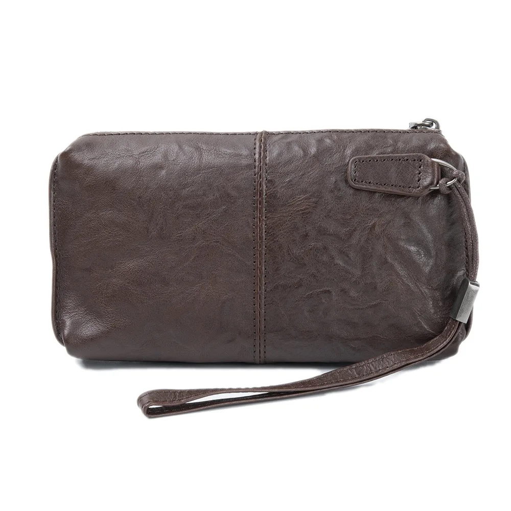 Men Cowhide Clutch Purse Bag M - đánh giá và giá Travel Organizer Men
