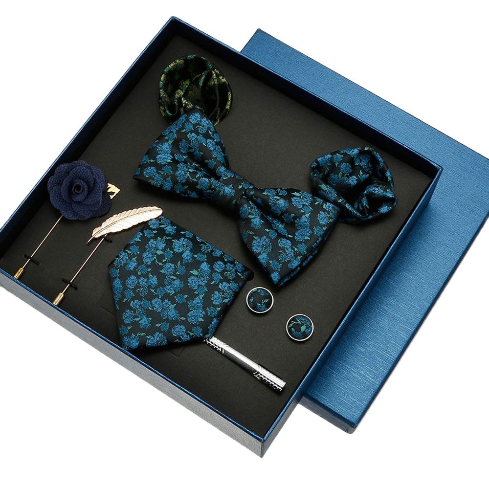 Luxury Silk Tie Hankies Set In - đánh giá và giá Neck Tie Set Box