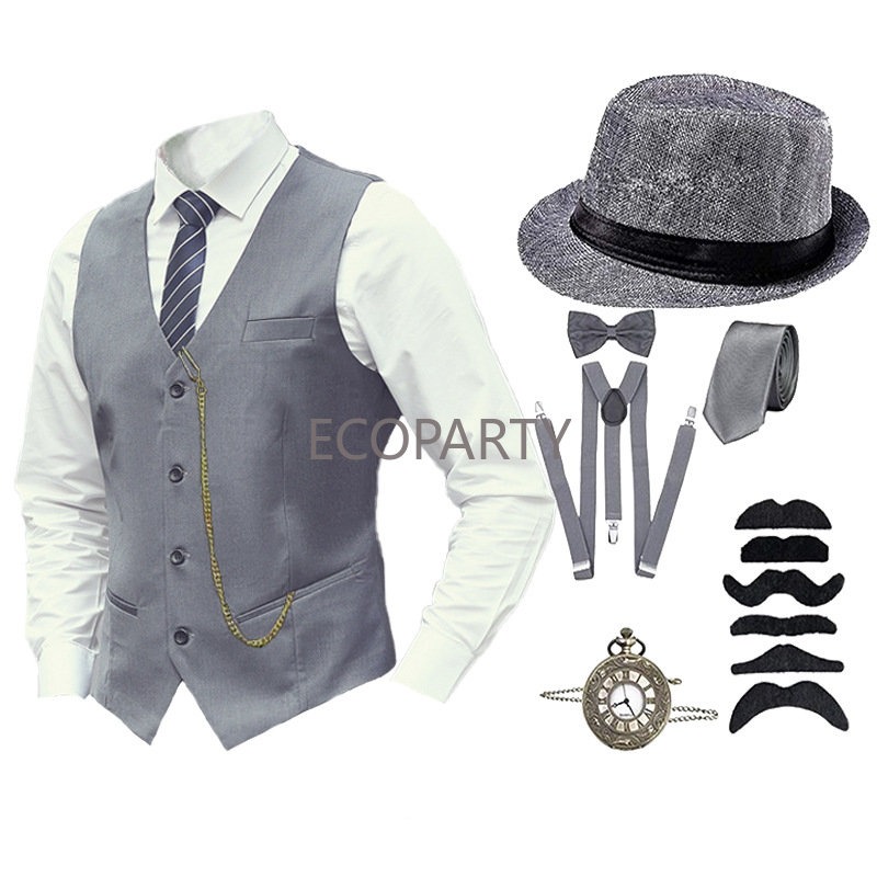 1920s Mens Great Gatsby Gangst - đánh giá và giá Men'S Accessories In The 1920S